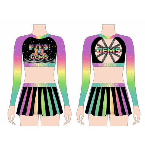 Rainbow Cheer uniform